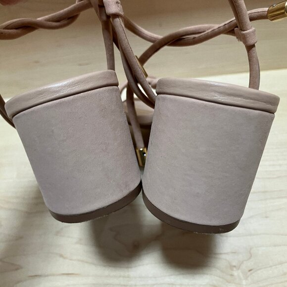 Arezzo Camila women leather strappy cream/beige sandals - Picture 4 of 6